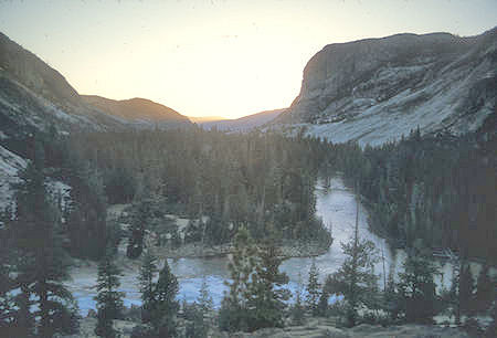 Sunset at Glen Aulin - Yosemite National Park - 06 Jul 1973