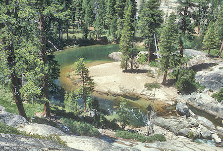 Pool below Waterwheel Falls - Yosemite National Park - 07 Jul 1973
