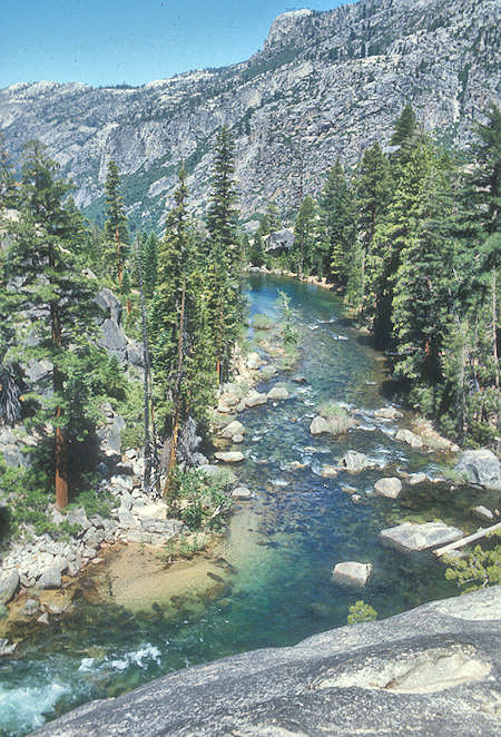 Below Waterwheel Falls - Yosemite National Park - 07 Jul 1973