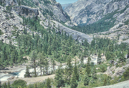 Tuolumne River below lower Waterwheel Falls - Yosemite National Park - 07 Jul 1973