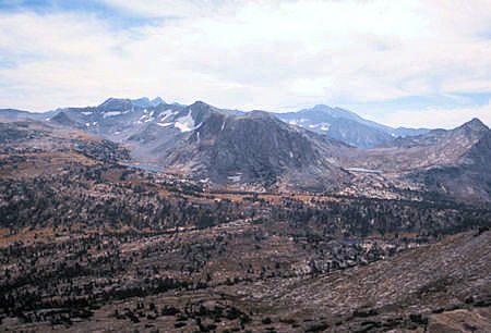 Tuolumne Pass area from Rafferty Peak - Yosemite National Park - Oct 1975