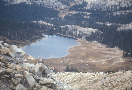 Nelson Lake from Rafferty Peak - Yosemite National Park - Oct 1975