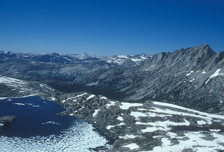 Upper McCabe Lake and the McCabe Creek valley - Yosemite National Park - Jul 1978