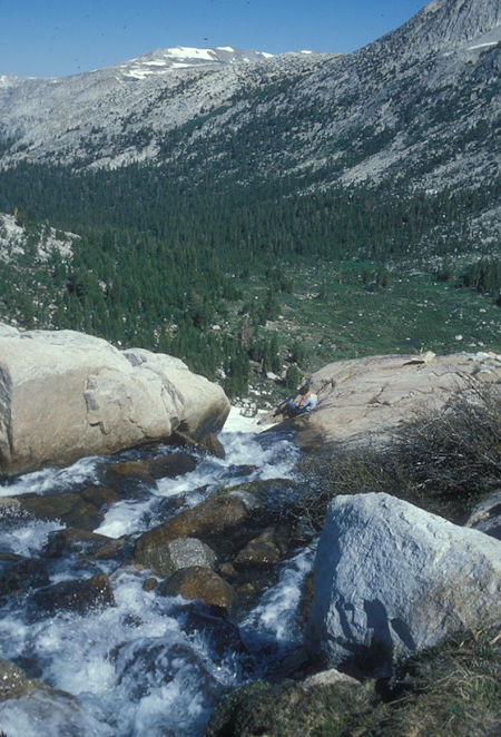 Outlet of Upper McCabe Lake - Yosemite National Park - Jul 1978