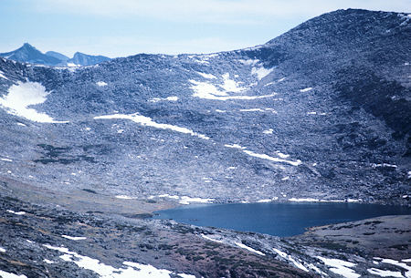 Helen Lake and the Kuna Crest from the ridge leading to Mt. Lewis