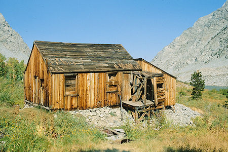 Cabin at Lundy Mine - Hoover Wilderness 1980