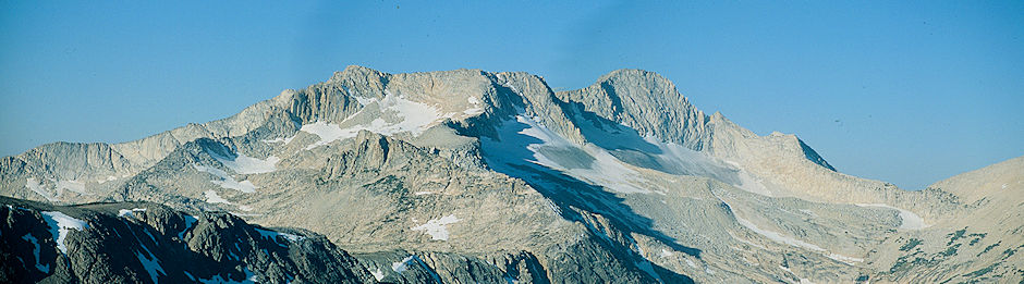 Mt. Conness from Dore Pass - Hoover Wilderness 1980
