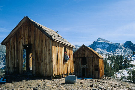 Assay Building and Mt. Dana at Bennettville Mine - Inyo National Forest 1980