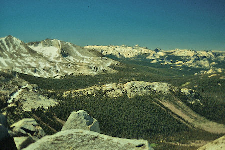 Cold Canyon beyond Virginia Canyon from Grey Butte - Yosemite National Park 1989