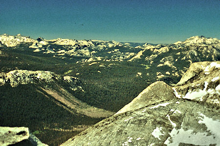 \Virginia Canyon, Half Dome from Grey Butte - Yosemite National Park 1989