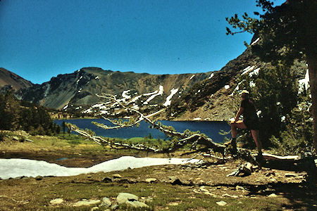 Don at Summit Lake camp - Hoover Wilderness 1989