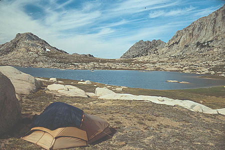 Camp at Rock Island Lake - Yosemite National Park Wilderness 1990