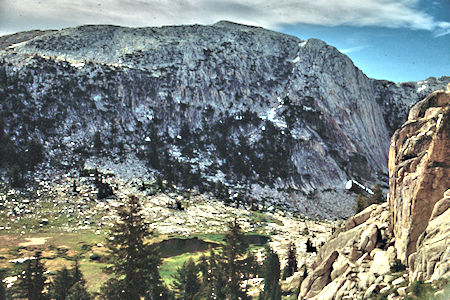 Bath Mountain across Crazy Mule Gulch - Yosemite National Park Wilderness 1990
