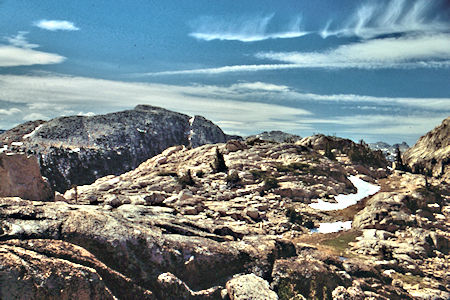 Bath Mountain from Suicide Ridge - Yosemite National Park Wilderness 1990