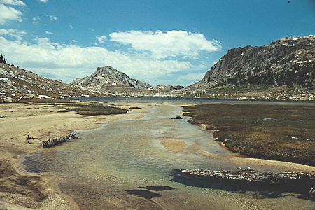 Inlet of Rock Island Lake - Yosemite National Park Wilderness 1990