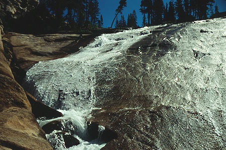 Cascade in Lower Slide Canyon - Yosemite National Park 1990