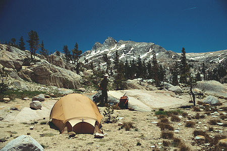 Two Finger Peak fromr camp - Yosemite National Park 1990