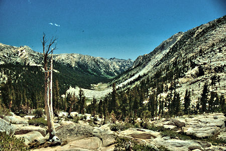 Slide Canyon from the trail - Yosemite National Park 1990