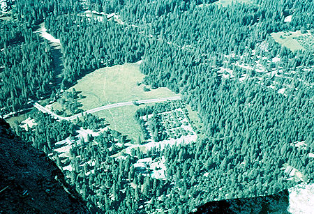 Camp Curry from Glacier Point - Yosemite National Park Jul 1957