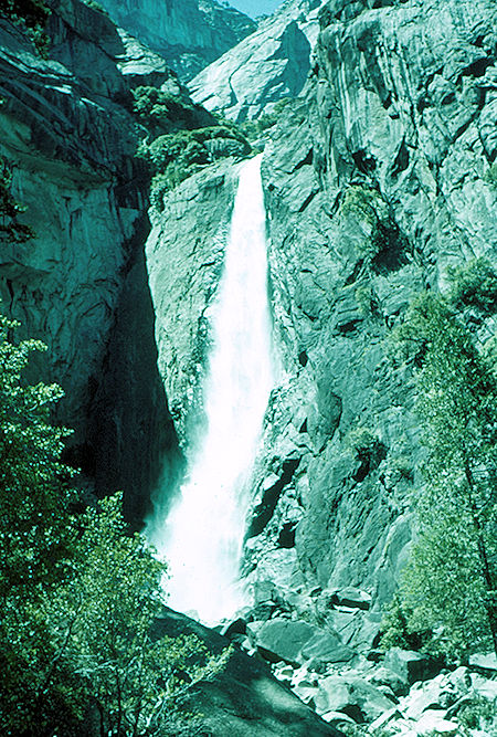 Lower Yosemite Falls - Yosemite National Park Jul 1957