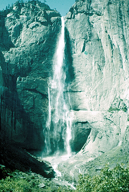 Upper Yosemite Falls - Yosemite National Park Jul 1957