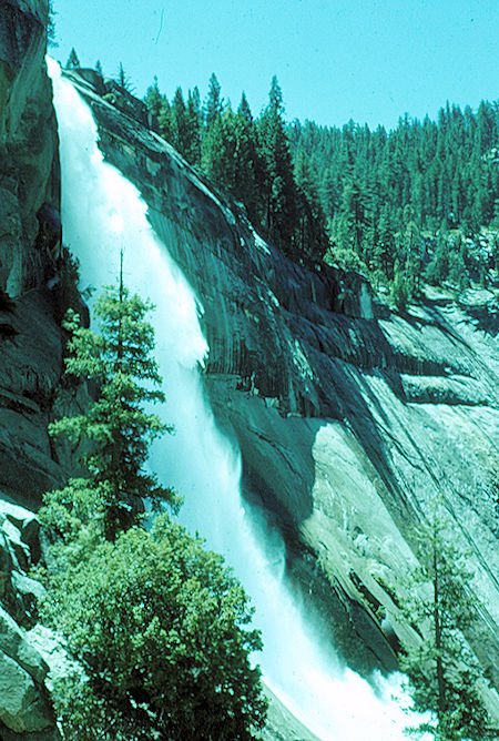 Nevada Falls from Mist Trail - Yosemite National Park Jul 1957