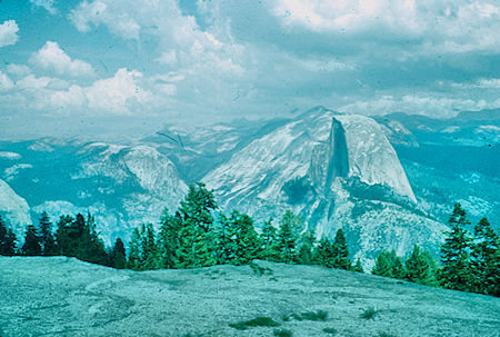 Half Dome from Sentinel Dome - Yosemite National Park Aug 1958
