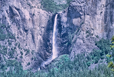 Bridelveil Falls from Wawona Tunnel - Yosemite National Park 01 Jun 1968