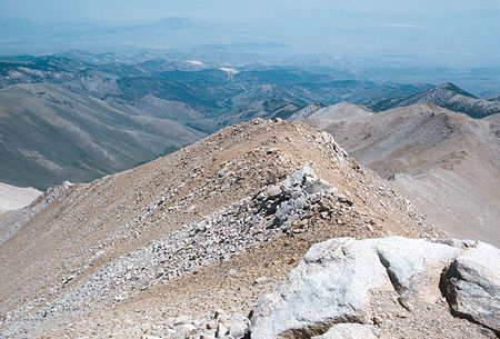 Upper ridge from Boundary Peak