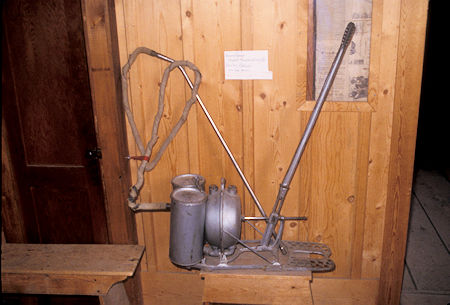 Vacuum Cleaner 1800's, St. Saviour's Anglican Church, Barkerville National Historic Park, British Columbia