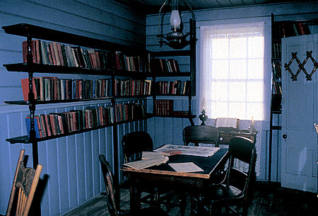 Library, Barkerville National Historic Park, British Columbia