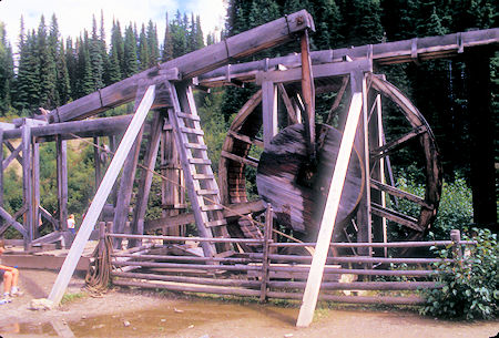 Waterwheel and sluice, Barkerville National Historic Park, British Columbia