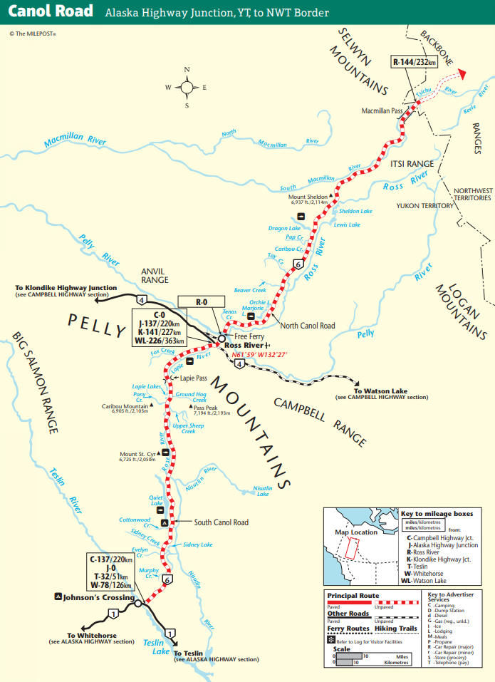 Canol Road Map