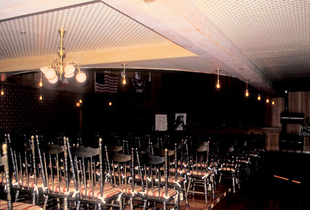 Auditorium seating in Palace Grand Theatre, Dawson City, Yukon Territory