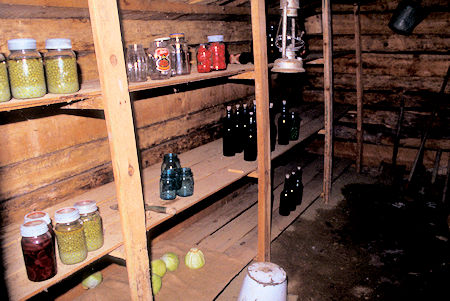 Root Cellar, Huble Homestead near Prince George, British Columbia
