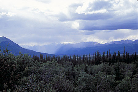 View from Icefield Ranges viewpoint, Kluane National Park, Yukon Territory