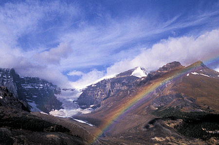 Rainbow - Mt. Kirchner, Dome Glacier, Jasper National Park, Canada