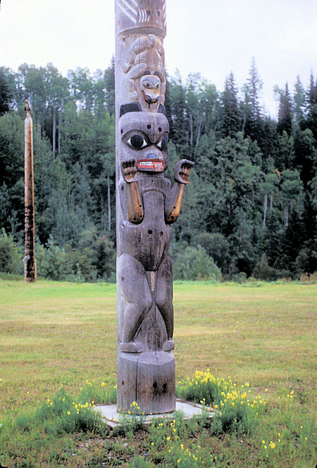 Totem Pole at Kitwancool, British Columbia
