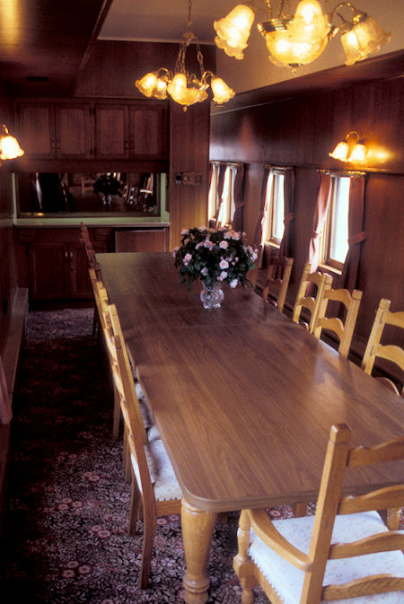 Inside Endeavor Pulman Car, Prince George Railroad Museum, British Columbia