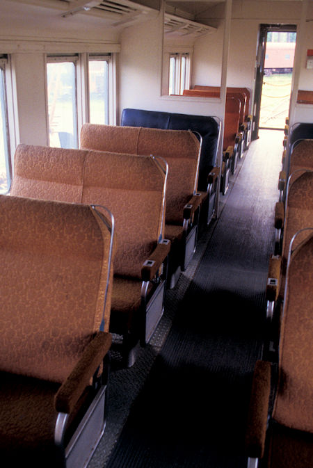 Inside Coach Car, Prince George Railroad Museum, British Columbia
