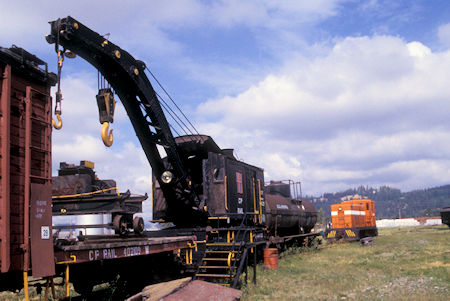 Steam powered crane, Prince George Railroad Museum, British Columbia