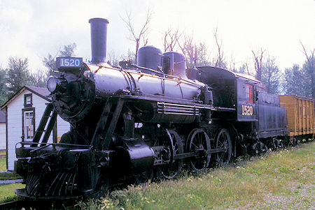 Steam locomotive 1520, Prince George Railroad Museum, British Columbia