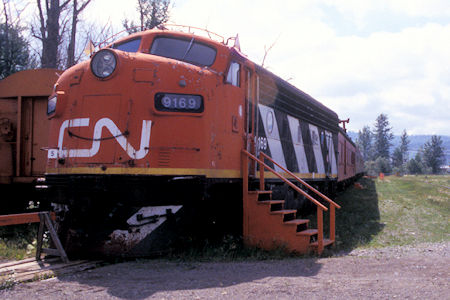 Diesel locomotive, Prince George Railroad Museum, British Columbia
