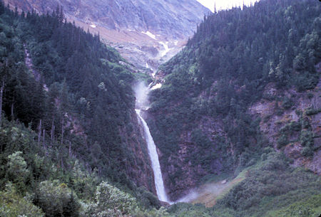 One of Twin Falls in Glacier Gulch near Smithers, British Columbia
