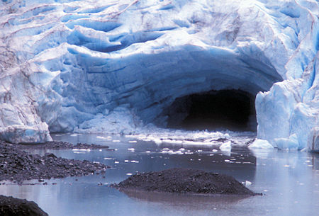 Cave at foot of Bear Glacier on Stewart/Hyder Highway
