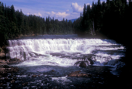 Dawson Falls 59' drop, 299' wide, Wells-Gray Provincial Park, British Columbia