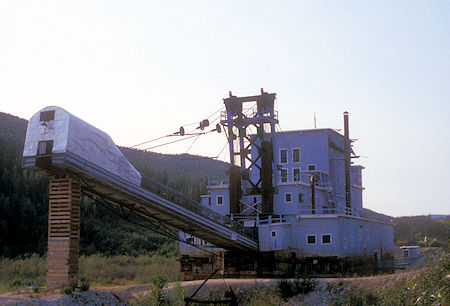 Dredge #4 waste conveyor, near Dawson City, Yukon Territory
