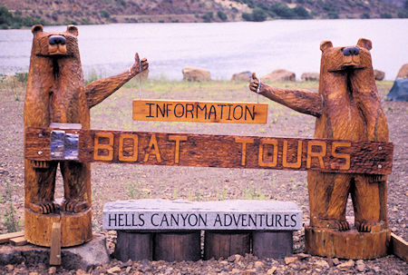 Hells Canyon Adventures sign