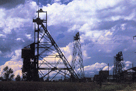 Headframe Anselmo Mine, Butte, Montana