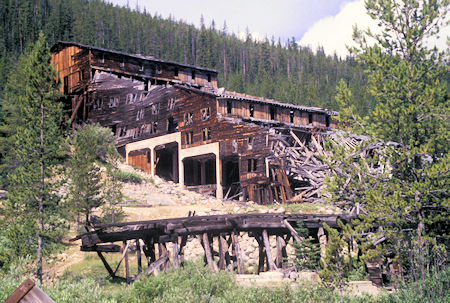 Mill after lower portion had been demolished - 1997